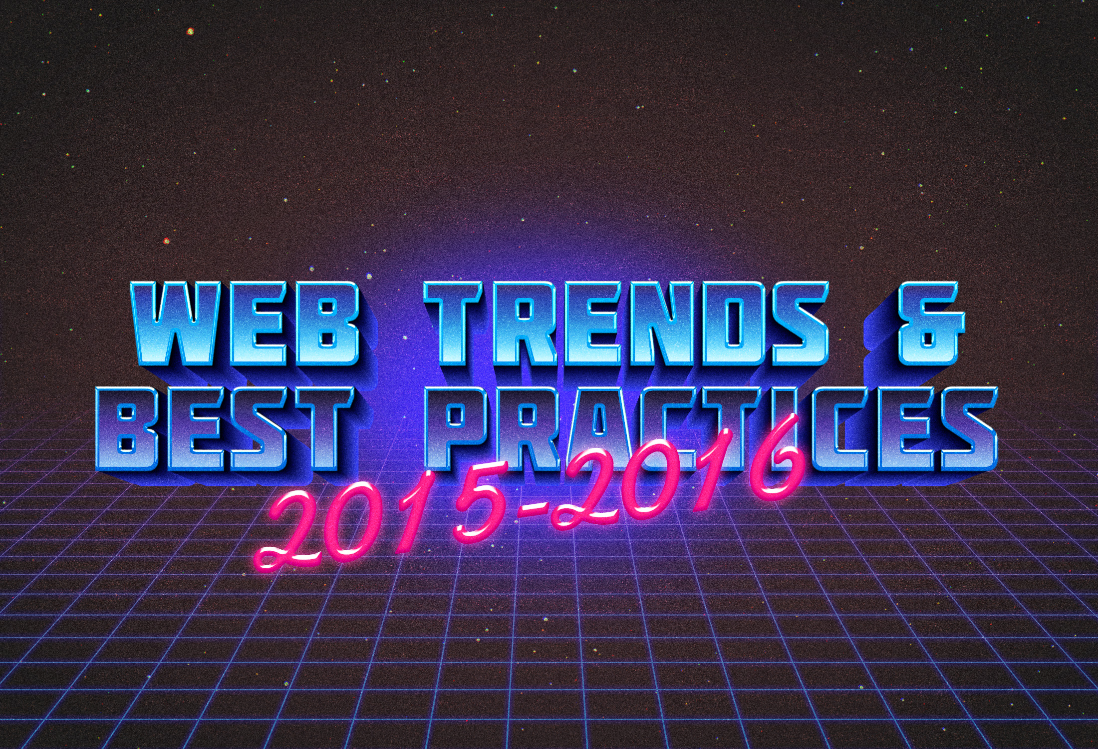 Web Trends and Best Practices 2015-2016