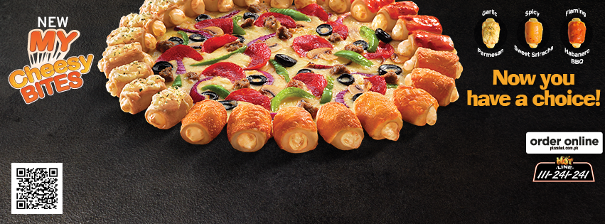Pizza Hut CHEESY BITES PIZZA  #MyCheesyBites #MakeYourOwnChoice